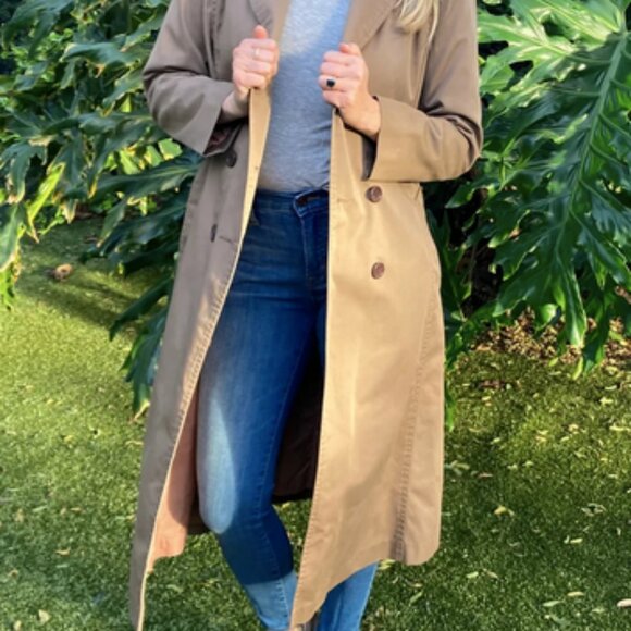 Perfect vintage 80s trench coat - Picture 4 of 5